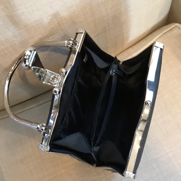 Silk and diamond accented bag - Picture 4 of 8